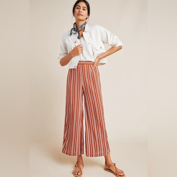 Anthropologie Faithfull Gabrielle Wide-Leg Pants - Picture 1 of 4